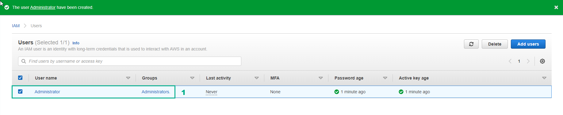 Delegate access to the billing console