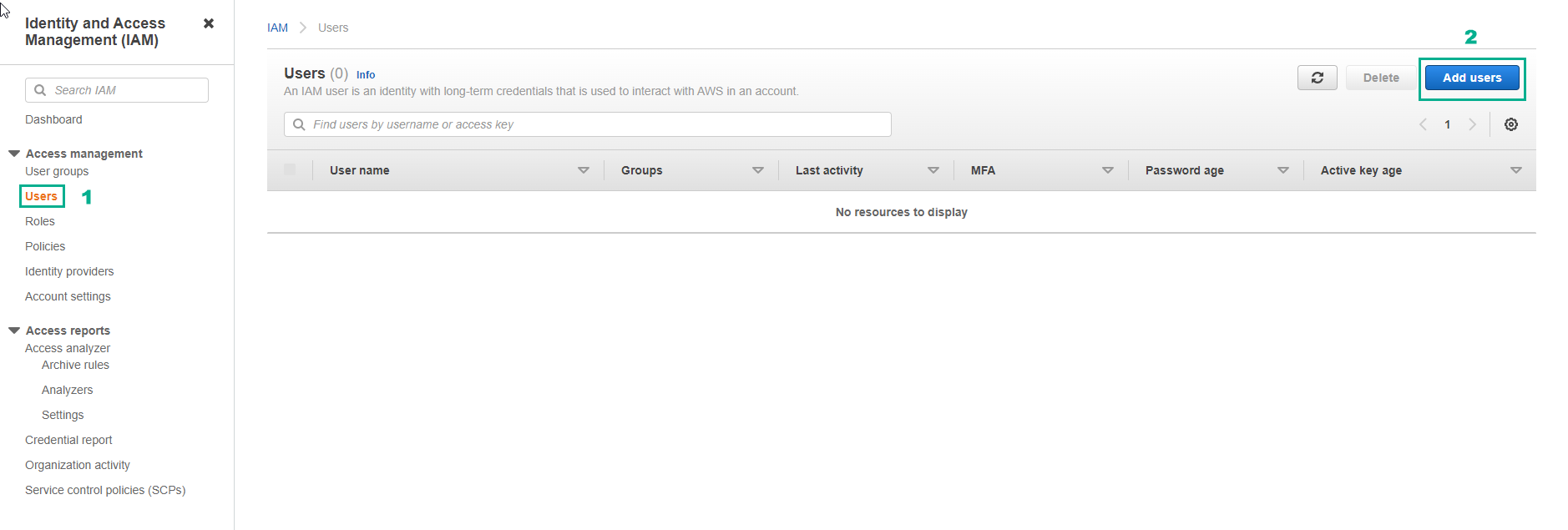 Delegate access to the billing console